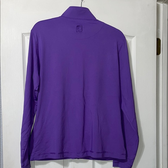 FootJoy Purple Full-Zip Golf Jacket - Picture 3 of 4